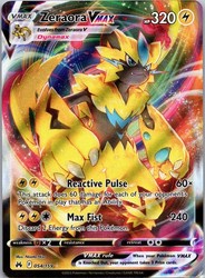 Zeraora VMAX 054/159 Crown Zenith Ultra Rare Holo