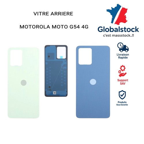Vitre Arrière (Cache Batterie) Pour Motorola Moto G53 5G - Bleu - Pièce De Rechange Neuve