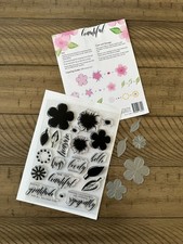 Altenew Secura Blossom easy layering stamps and dies