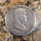 1953 Franklin Half Dollar 50C Silver Coin Circulated Business Strike
