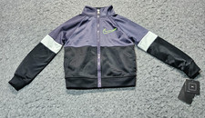 Nike multi-color long sleeve track zip up jacket only toddler size 2T boys NWT