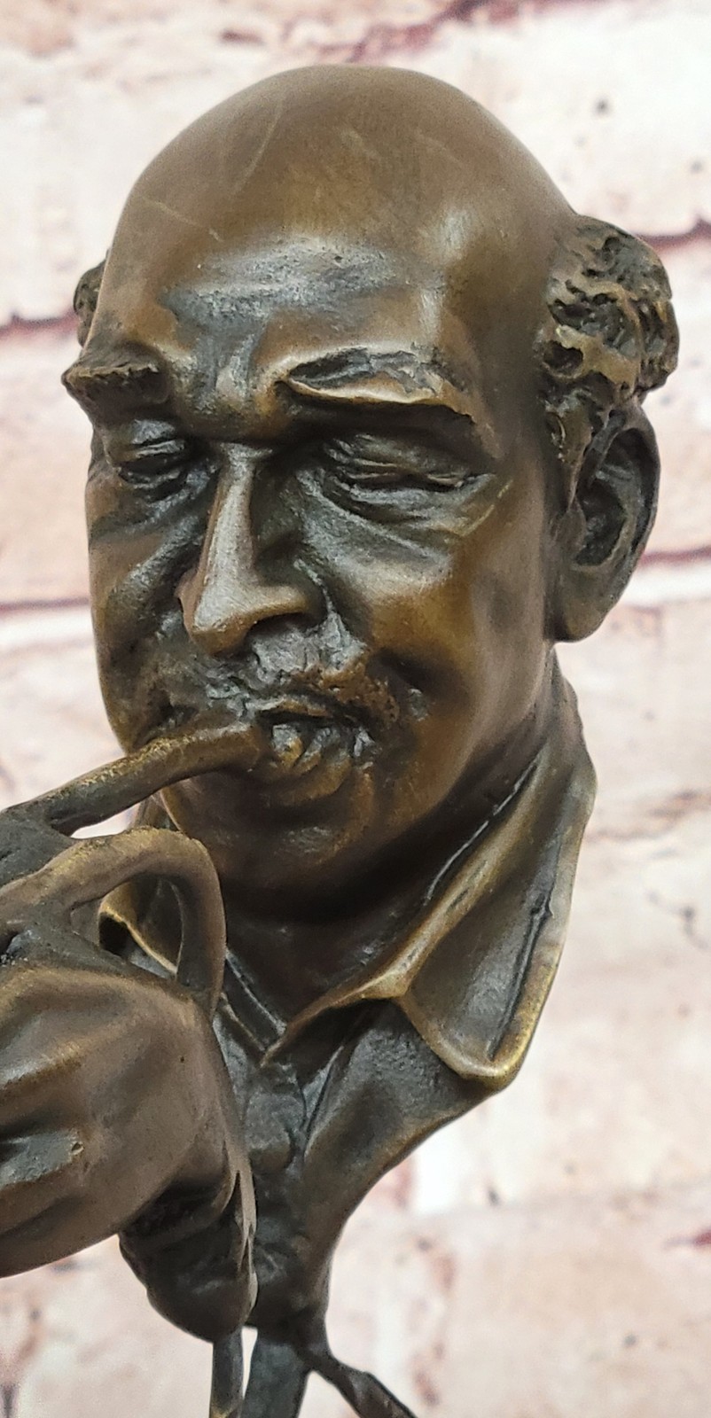 Hot Cast Original Hot Cast Artwork Trumpet Player Bronze Sculpture Gift