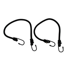 Bungee Cords Heavy Duty Elastic Strap Rope with Hooks for Car, Bike SET OF 2