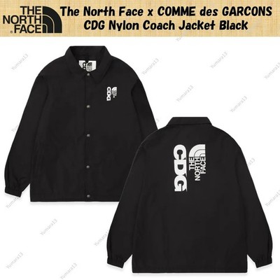The North Face x COMME des GARCONS CDG Nylon Coach Jacket Black | eBay