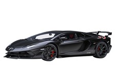 AUTOart AUTOart 1/18 Lamborghini Aventador SVJ Matte Black Model Car Japan