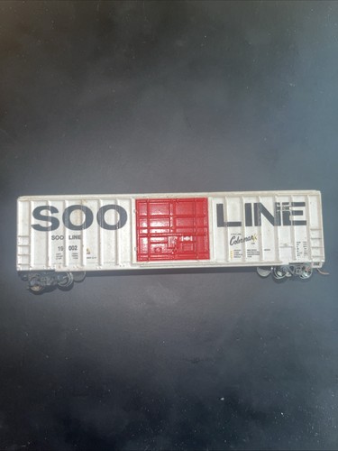 Coche de caja lateral de acero Soo Line escala N Con-Cor #19002 | Zustand: Used