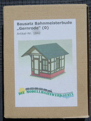Die Modellbahnwerkstatt te-miniatur 0 1:45 #1842 Bausatz Bahmeisterbude Gernrode