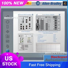AB 2711P-T12C4A8 New Film HMI PanelView Plus 6 1250Touch Color 12.1" US Free Tax