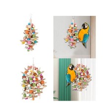 Bird Toys Parrot Hanging Cage Toy Bird Perch Stand Playground Parrot Toy Parrot