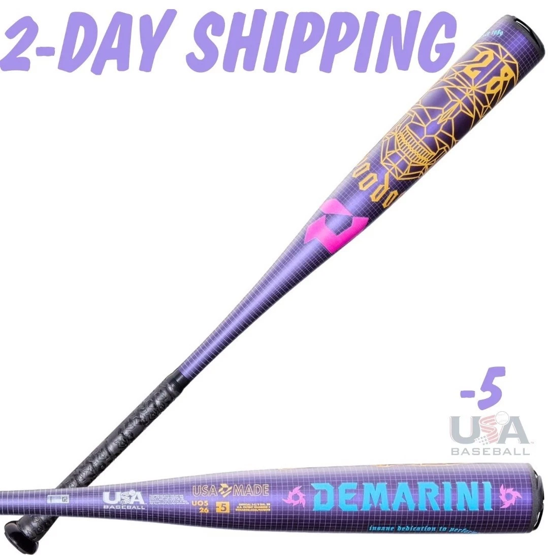 Batte De Baseball DeMarini Voodoo - 31" 22oz (-9), Alliage SC4 USSSA, Noire, Occasion