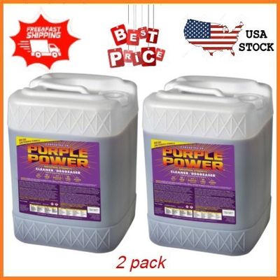#ad 2 pack Purple Power Industrial Strength Cleaner and Degreaser 5 Gallon FREESHIPP $50.30