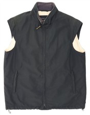 Loro Piana Mens Gilet UK 42 XL Black Virgin W...