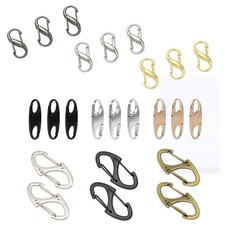 DZPQO 24 Anti-Theft Zipper Clips Combo - Perfect for Black, silver, gray