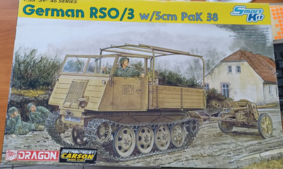 1:35 Dragon 6684 German RSO/3 w/5cm Pak 38  extrem selten