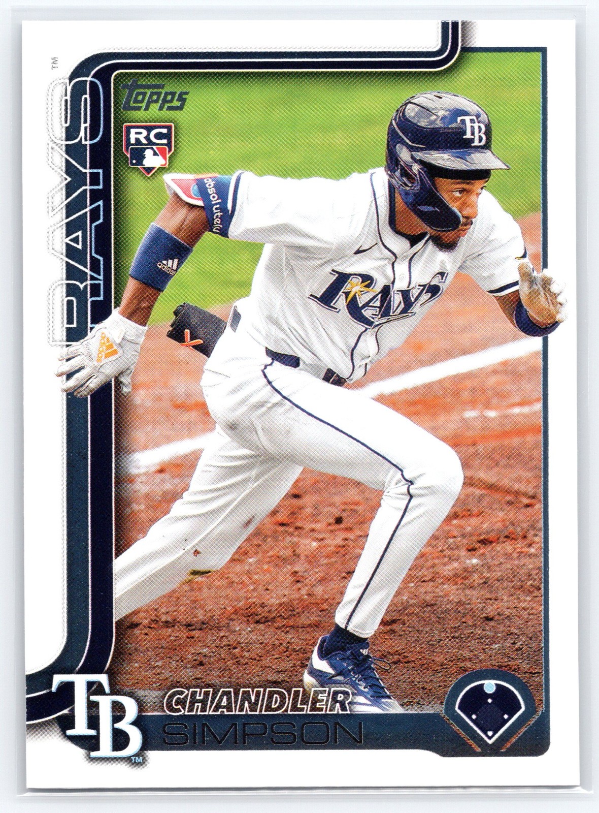 2025 Topps Update #US277 Chandler Simpson Tampa Bay Rays Rookie