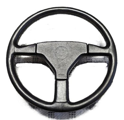 Mazda Genuine Option MOMO Steering Wheel Black Leather White