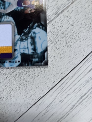 Parche de 3 colores Panini 2024 fútbol negro JJ McCarthy Futuristic Vikings/199 - Imagen 3 de 6