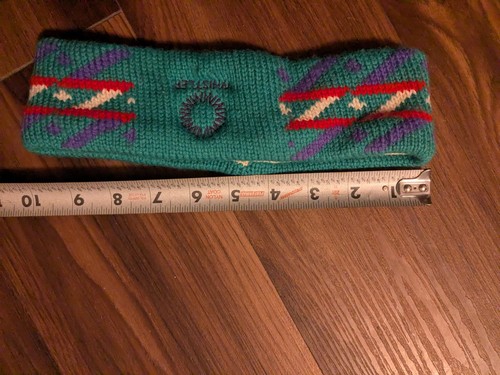 Vintage Murray Merkley Sportswear Whistler Handmade Headband Made Canada Ski 80s - Picture 5 of 6