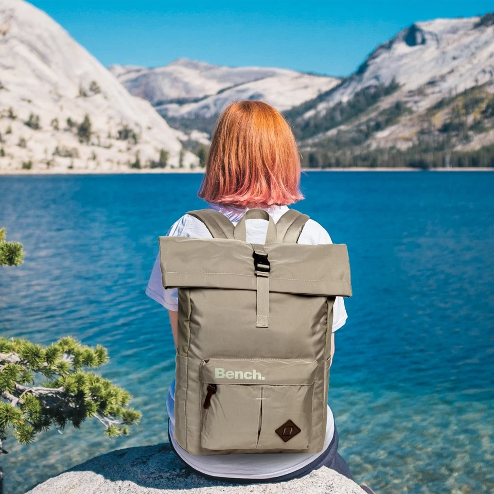 Bench Businessrucksack Freizeitrucksack Nylon oliv ORI310G - Bild 2 von 4