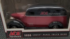 Ertl F962 1938 1:25 ACE Hardware Chevy Panel Truck Bank Die Cast Replica