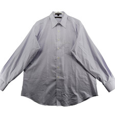 Tommy Hilfiger Men's Size XL Purple Check Cotton L/S Button Up Casual Shirt