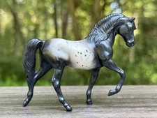 Vintage Breyer Stablemates Sears & JCP SR Black Appaloosa G1 Morgan Stallion HTF