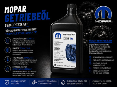 Automatikgetriebeöl 8 & 9 Gang Automatig Getriebe Mopar Dodge RAM 1500 Bj:13-25
