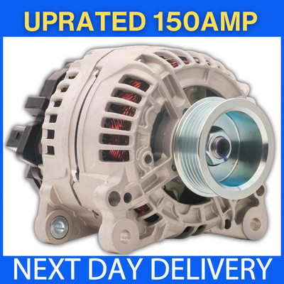 UPRATED 150AMP UPGRADE VW T4 TRANSPORTER 2.5 TDI DIESEL 1998-2003 ALTERNATOR