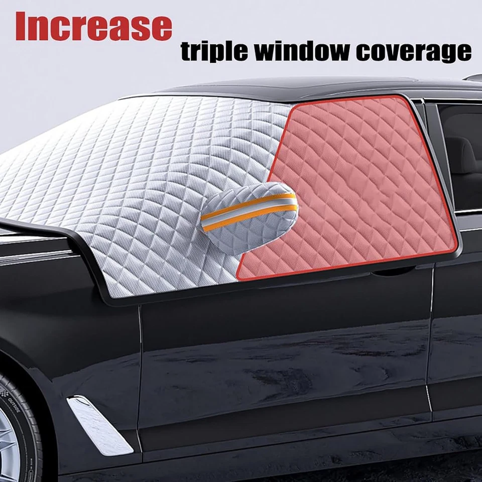 Cubierta de parabrisas de coche para Toyota RAV4 invierno nieve hielo lluvia protección contra escarcha parasol Foto 3 de 4