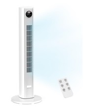 ZAFRO Tower Fan for Bedroom 90° Oscillating Fan with 12H Timer 37”Standing Fans
