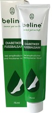 Beline Diabetic Foot Balm, 75 ml, Foot Care for Diabetics, New & Original Packaging