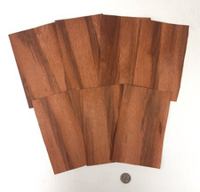 1 Lot Of 7pcs Goncalo Alves Raw Veneer Shorts, Lot #6613