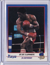 1991 KAYO BOXING CARD #13 JUAN LAPORTE ID5
