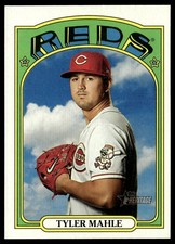 2021 Topps Heritage Tyler Mahle Cincinnati Reds #152