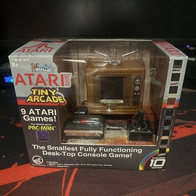 Neu Atari 2600 Tiny Arcade 10 Spiele auf der kleinsten Schreibtischkonsole ~ spielbar