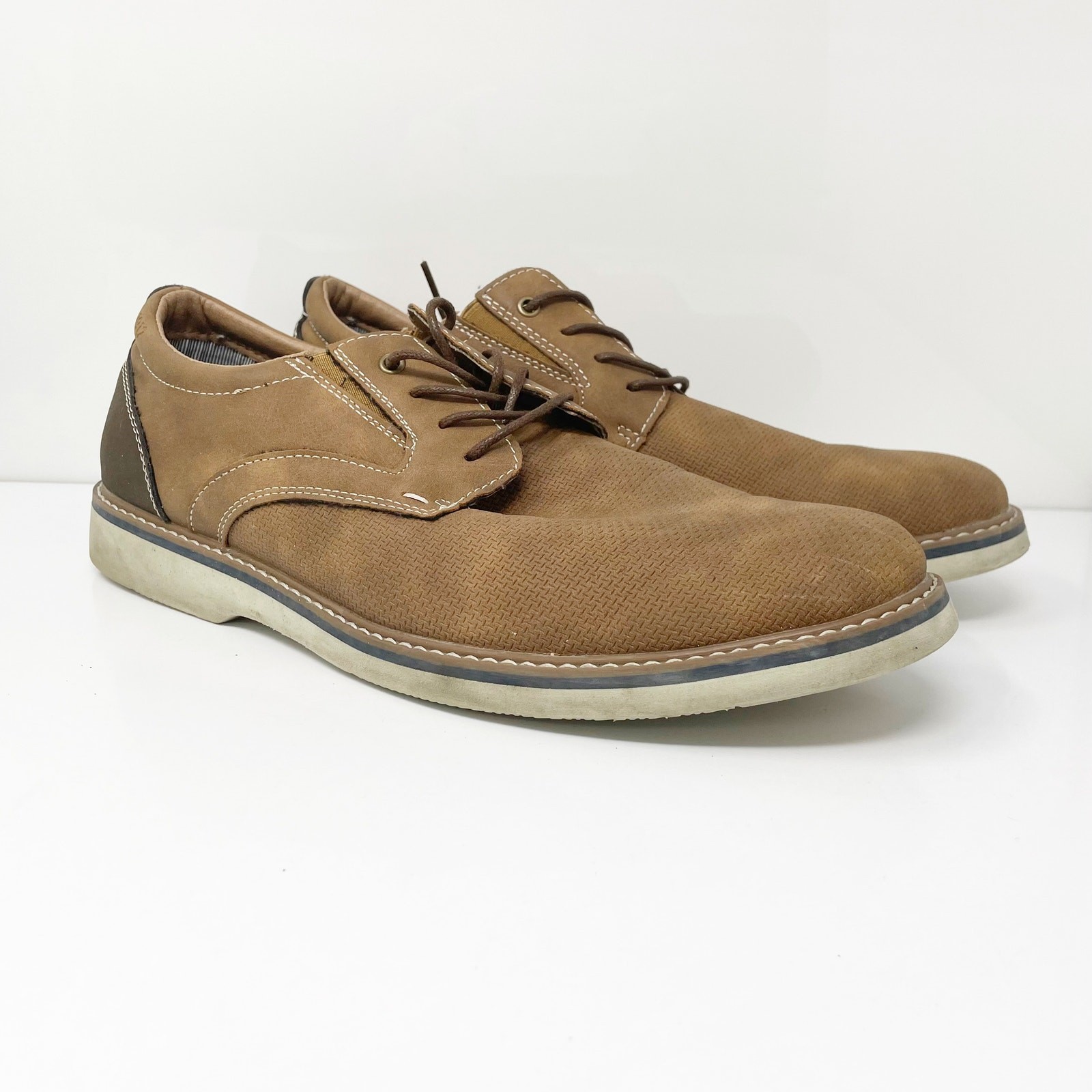 SAOLA Scarpe eleganti Oxford stringate Nunn Bush da uomo Otto 81176 238 in pelle marrone 12 M