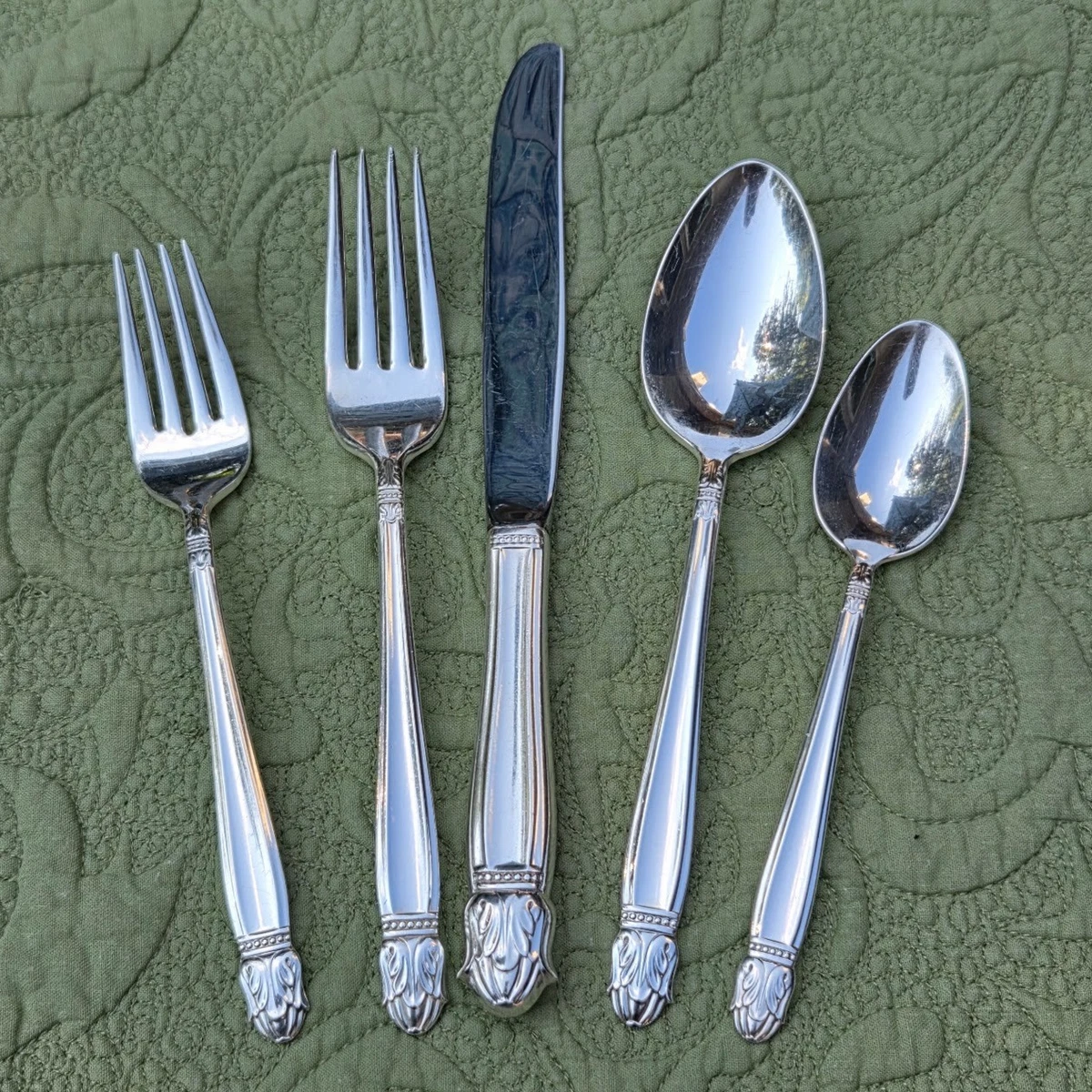 Holmes & Edwards 1900-1940 Antique US Silver-Plated Flatware Sets