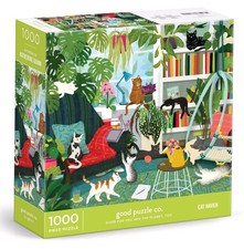 Good Puzzle Co Cat Haven Galison 1000 Piece Jigsaw Puzzle With Cats Animals
