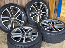 Jaguar F-Type R Dyanamic 19" alloy wheels - Genuine Jaguar Volution style 5058
