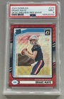 2024 Panini Donruss Rated Rookie RC DRAKE MAYE Optic Preview Red Wave PSA 9 Mint