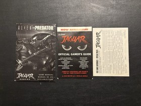 Atari Jaguar Alien vs Predator CIB Complete in Box with Overlays & Registration!
