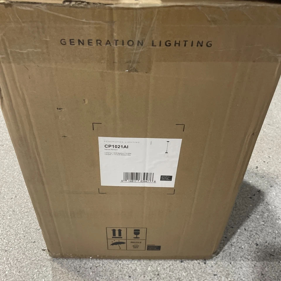 Visual Comfort CP1021AI Atlantic 11" Wide Pendant, Aged Iron - Image 4 of 4