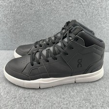 Men's Size 8 M - On Cloud THE ROGER Clubhouse Mid Sneakers Shoes Black Leather