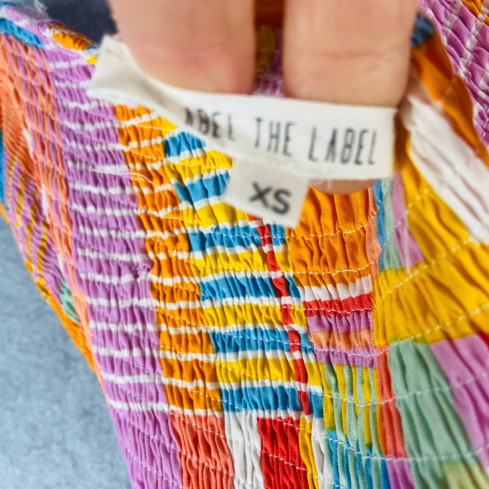 ABEL THE LABEL ANTHROPOLOGIE Patterned STRAPLESS … - image 4