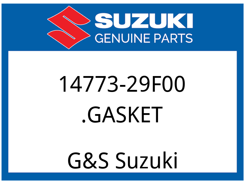 Suzuki OEM Part 14773-29F00 GASKET | eBay