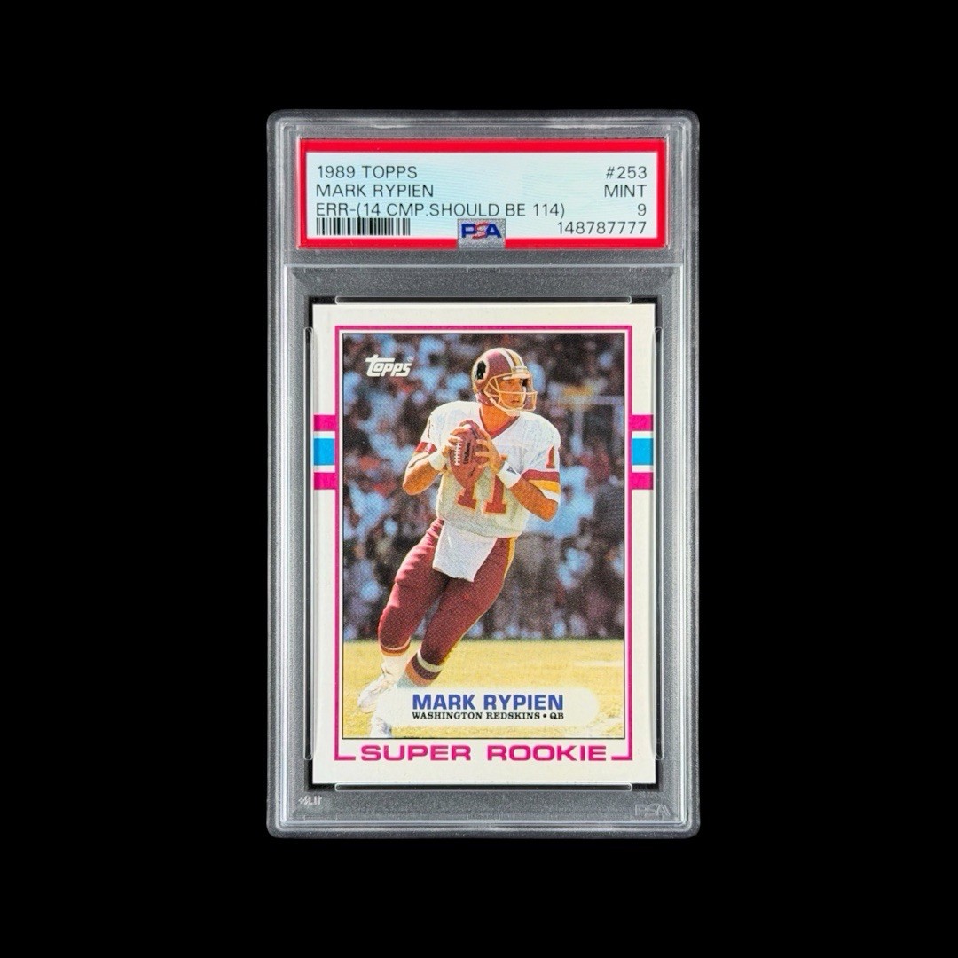 1989 Topps Football PSA 9 Mark Rypien #253