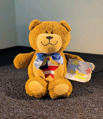 NEW 2001 Bright Inspirations Kids II God Made the World Prayer Bear 10'' Plush