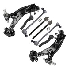 8pc Front Lower Control Arms with Ball Joint Sway Bars Tie Rod Ends for Honda