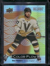 2024-25 Upper Deck Allure Shea Theodore Color Flow Orange-Yellow /199 #CFL-53