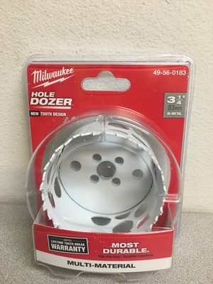Milwaukee 49-56-0183 Hole Dozer 3-1/4'' Bi-Metal 1-7/8'' L X 1/4'' D Hole Saw